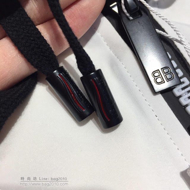Balenciaga外套 專櫃同步 巴黎世家連帽外套 黑色拉鏈上衣  tzy1684